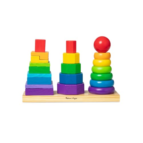 Деревянные башни для stacking от Melissa & Doug (3 типа) - Подлинный продукт (567)