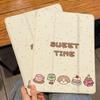 For iPad Air6 Case Simple Cartoon Pattern iPad Smart Tri-fold Case for iPad 2022 10th Air4 Air5 10.9 9th 8th 7th 10.2 Air1/2 9.7 with Pencil Holder