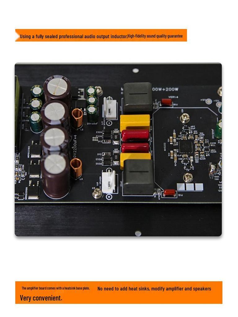 MA5332MS Высокомощная плата стереоусилителя HIFI 2x200 Вт для аудиофилов