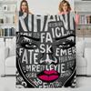 Music R-Rihanna Throw Flannel Blanket Perfect for Sofa Office Bed Travel Sleep Read Relax Camping four season use