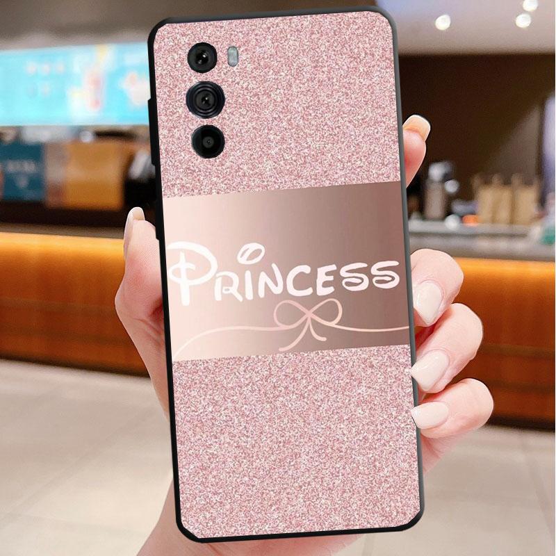 Чехол для телефона Motorola Edge 50 40 Pro 60 50 40 30 Ultra Neo Fusion Moto G85 G72 G53 G54 G84 G13 G32 Король Королева Корона