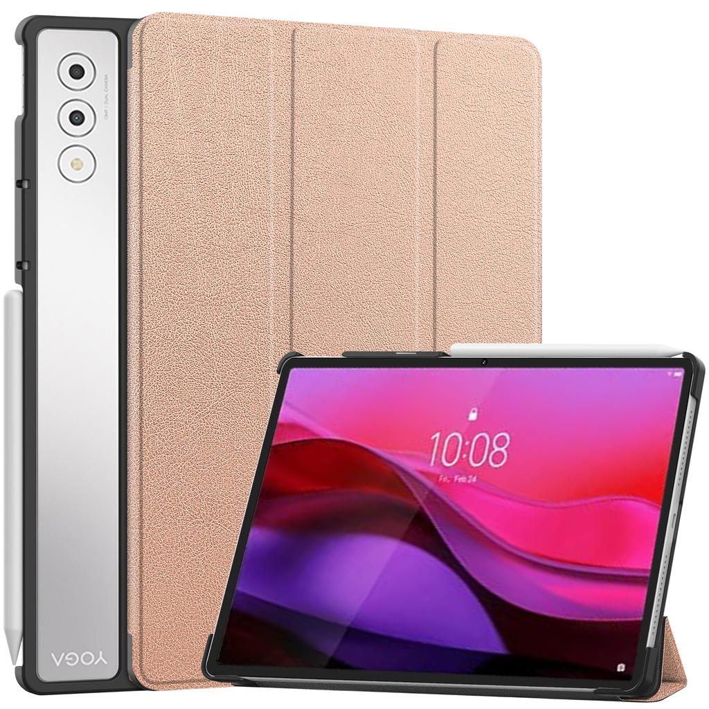 Чехол для Lenovo Yoga Tab Plus Кожаный чехол-подставка с защитой от падений для планшета