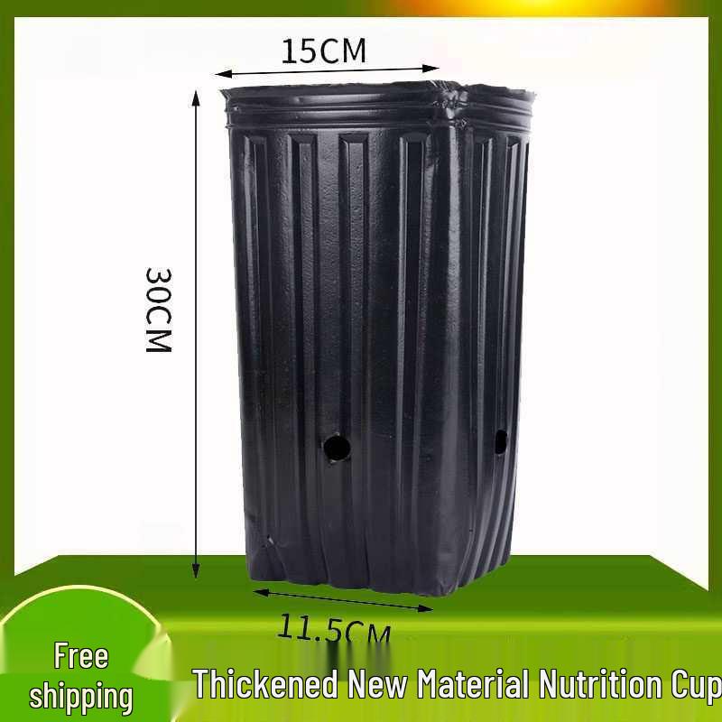 Thickened Plastic Seedling Pot - Large, Disposable, Nutrient-Rich for Agriculture & Flowers