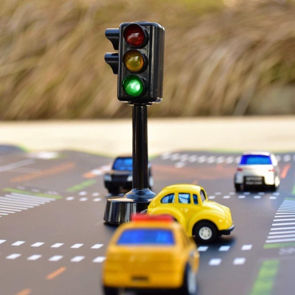 Acousto Optic System Mini Traffic Light LED Model Road Light Traffic Light Model  Kids Toys