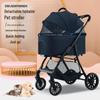 Lightweight Folding Pet Stroller for Small Dogs and Cats