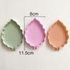 3Pcs Leaves-Shaped Diamond Painting Drill Tray Cross Stitch Tools Beading Plates  Nail Art