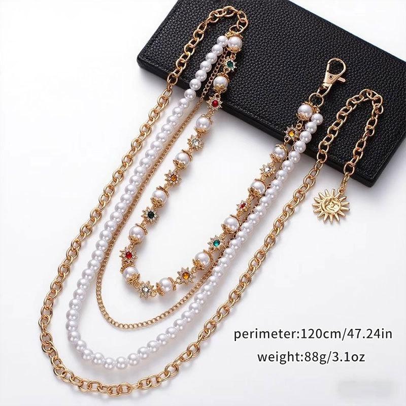 Exquisite Luxury Star Pendant Keychains for Men Rock Goth Pants Waist Belts Wallet Bag Chain Jeans Pants Male Jewerly Grunge