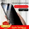 Высокопрозрачная полноэкранная закаленная защитная пленка Anti-Peep для iPhone 12–16 Pro Max
