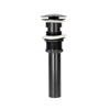 Washbasin stopper with overflow black SIMPLY RETRO 2 19