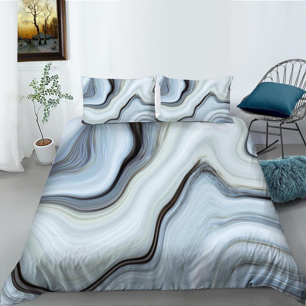 3D Digital Printed Bedding Set Colorful Pattern Duvet Cover Pillowcase AU Extra Large Full Size Bedding Set Home Decoration