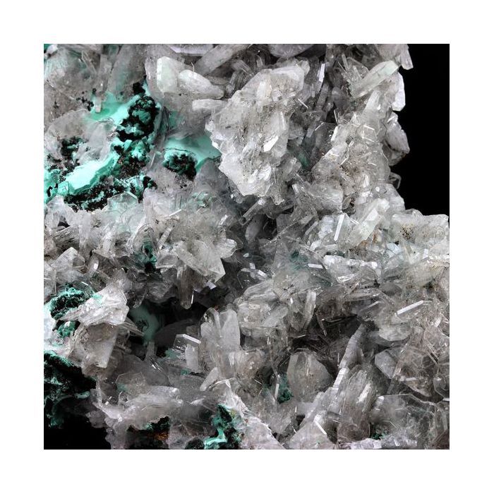 Pierres et Minéraux. Malachite + Baryte. 1551.5 ct. Congo..