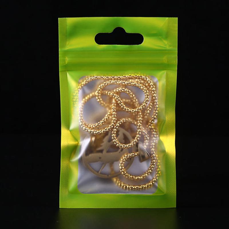 20 шт. пластиковые пакеты на молнии многоразовые сумки на молнии алюминиевая фольга матовые водонепроницаемые прозрачные окна