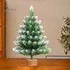 Имитация мини-рождественской елки 45 см Маленькая искусственная рождественская елка с подвесками гирляндами настольное праздничное украшение для домашней вечеринки