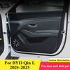 Для BYD Qin L Накладка на дверь автомобиля от пинков и грязи Наклейка для защиты перчаточного ящика Пленка устойчивая к царапинам Аксессуары для интерьера