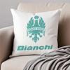 Luxury BBianchi Logo Cushion Cover Pillowcase Antidustmite Invisible Zipper Short Plush Sofa Cushion
