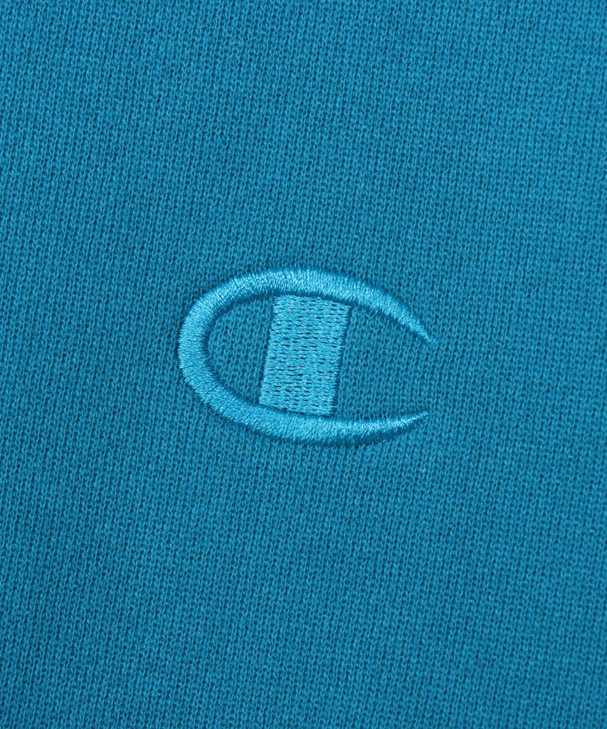 CHAMPION C Logo Oversized Jog Tag Sweatshirt Blue Green