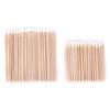 100X Permanent Tattoo Makeup Microblading Wood Cotton Swab Bud Cosmetics Stick