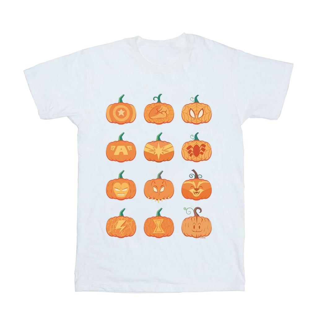 Marvel Mens Avengers Halloween Pumpkin T-Shirt