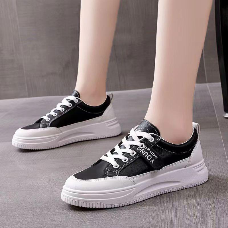 Студенческие маленькие белые туфли женские новые женские туфли платформа весна и осень спорт лето универсальные 2024 весна и лето повседневная обувь