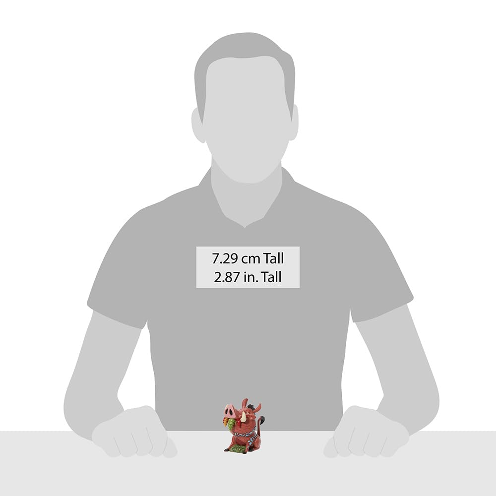 Enesco Jim Shore Disney Traditional Mini Pumba Figure 2.85"