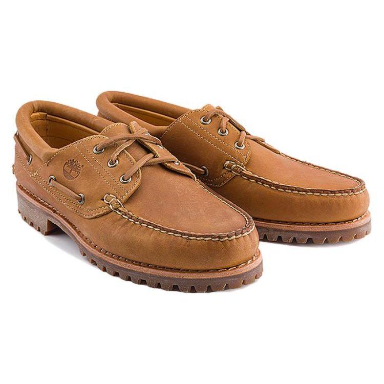 Timberland Верхний слой коровьей кожи универсальные удобные поддерживающие нескользящие сбалансированные низкие повседневные туфли мужские кроссовки пшеничные A5YWH