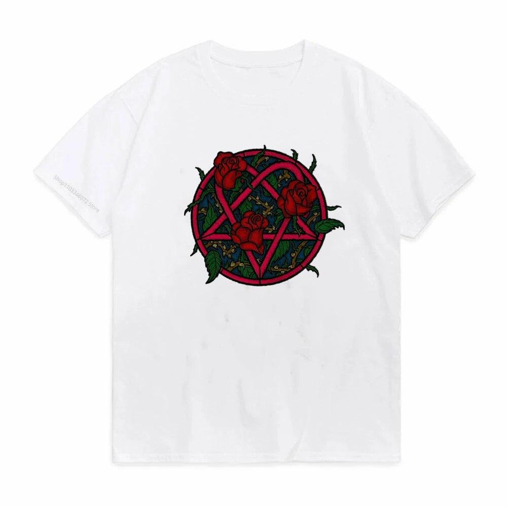 Destroy Lonely X Naivement Heartagram T Shirt Opium No Stylist Print Unisex Women Tshirt Cool Fashion Sweatshirt Streetwear Tops