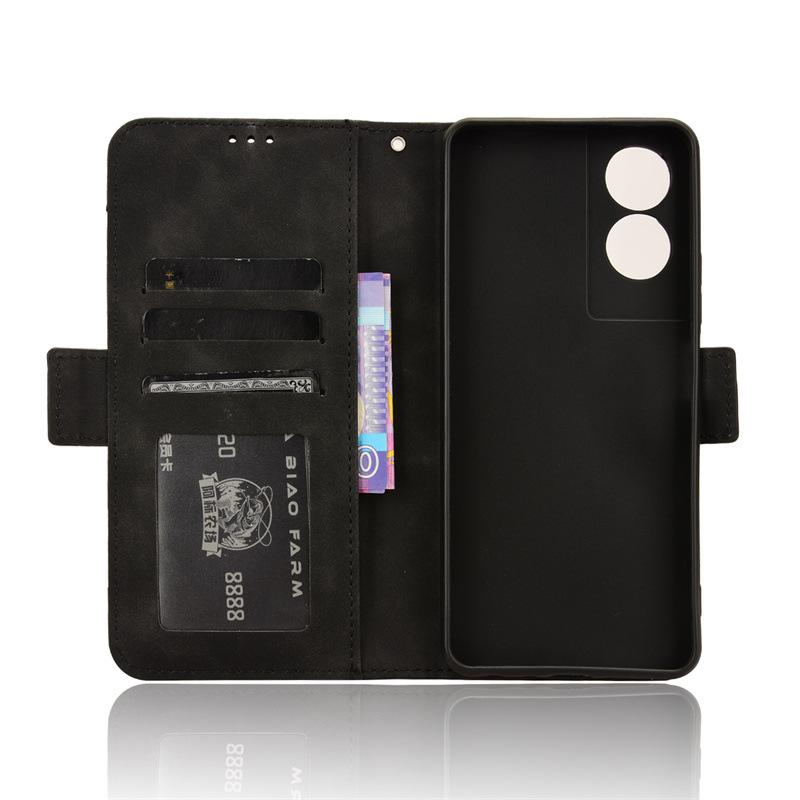 Кожаный чехол-книжка TCL 50SE с отделениями для карт для TCL 505 4G/XE.