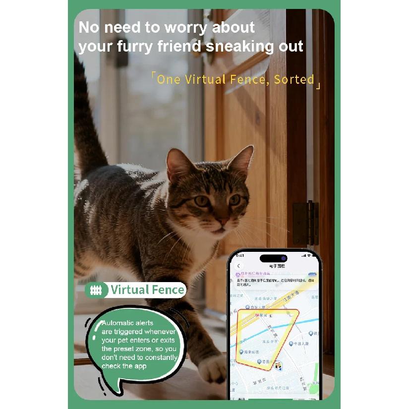 4G Pro GPS-трекер для домашних животных - Ошейник-локатор в реальном времени с GPS/Beidou/WiFi, Водонепроницаемый, Голосовой вызов и Геозоны (CE/FCC)