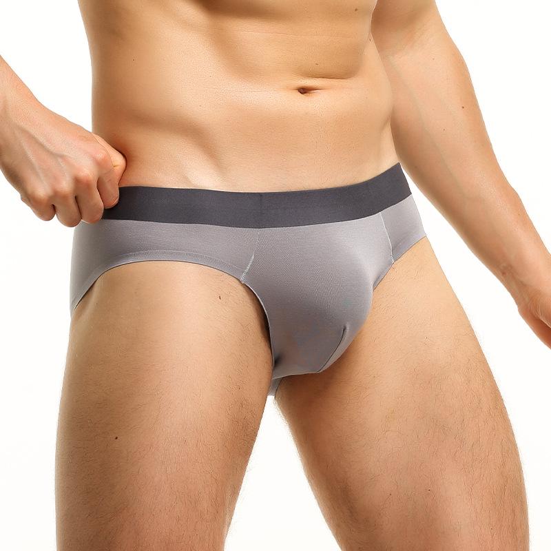 Мужское бесшовное нижнее белье из модала 50-count Slim Fit с треугольными чашками - удобное и дышащее