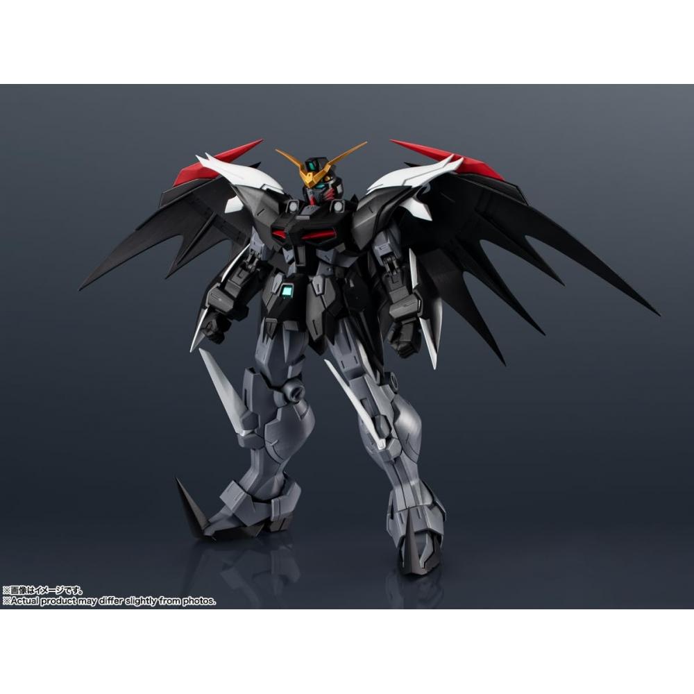 GUNDAM UNIVERSE Мобильный костюм Gundam W Бесконечный вальс XXXG-01D2 Gundam Deathcythe Hell (версия РЭБ) ГАНДАМ СЕКА СМЕРТИ АД (EW) приблизительно. 150 мм ПВХ и АБС-пластик