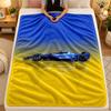 Flannel BlanketWilliams Racing Warm Soft Throw Blanket for Indoor Sofa Bed Living Room Use