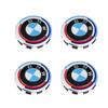 4Pcs 56mm 68mm BMW Wheel Hub Center Cap Stickers Car Rim Emblem Badge Waterproof Decal For E46 E90 F30 X1 X3 X5 Car Accessories AV0