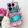 Для чехла Infinix Note 40 40x 40Pro Plus Note40 Pro+ Чехол для телефона Цветы Бабочки Lxuru Женская Мода Мягкий Силиконовый Чехол