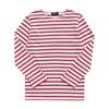 Детская футболка с длинным рукавом Saint James Kids Modern Stripe 2066 Neige Tulipe