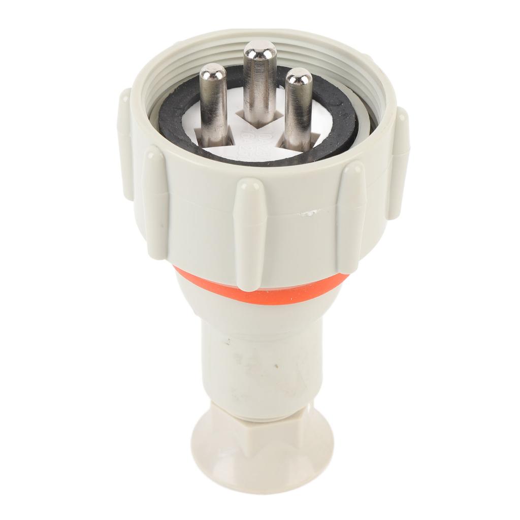 Морская вилка Нейлоновая водонепроницаемая Высокая электропроводность Повышенная безопасность 3-контактный разъем питания для лодки для палубы каюты