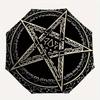 Pentagram Wall - Decorative Star Decal for Home, Office, or Classroom Umbrella, Portable 3-Fold Umbrella for Men & Women,Christmas Gift ES195