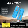 Беспроводной передатчик и приемник 4K HDMI, портативный удлинитель 50 м