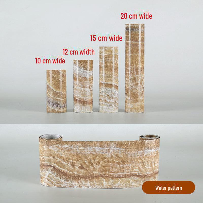 Водонепроницаемые самоклеящиеся наклейки на плинтусы - декоративный волновод для стен, дверей, окон, подоконников и плитки.