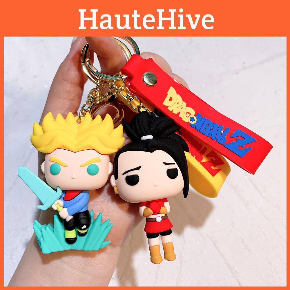 Очаровательный брелок Драгонболл Сон Гоку 2024 Аниме Мягкий ПВХ Держатель для ключей автомобиля Подарок