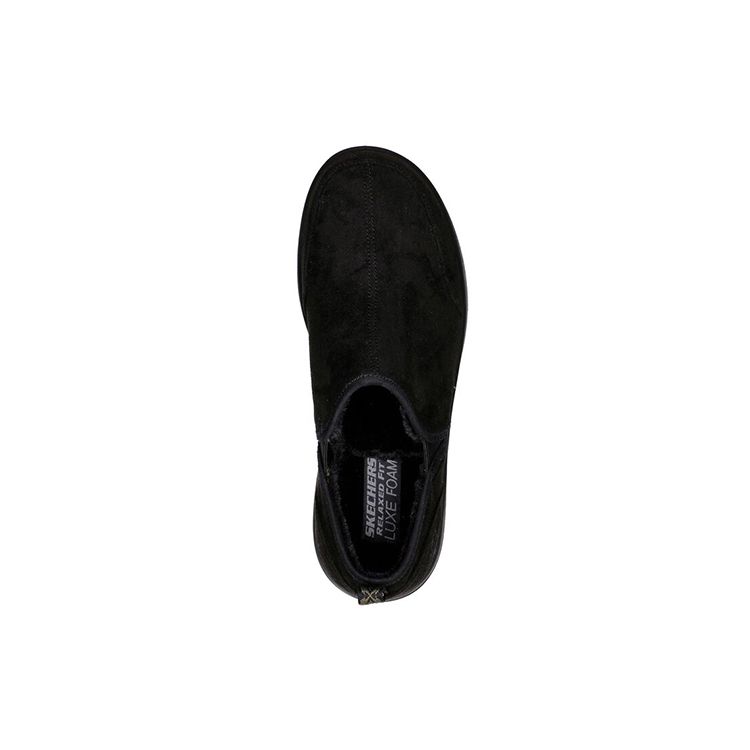 Skechers Murette - Prescott Ткань Удобные Универсальные Амортизирующие Прочные Дышащие Поддерживающие Низкие Повседневная Обувь Мужские кроссовки Черный 204637-BBK