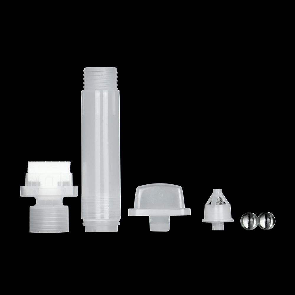 Используйте прозрачные пластиковые граффити-ручки, жидкие меловые маркеры, пустые стержни, ручки для рисования, аксессуары