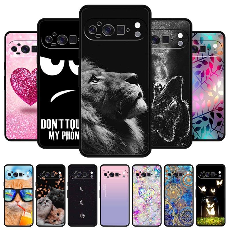 Soft Cover For Google Pixel 10 Pro Case Silicone Gradient Marble Cool Wolf Funda Cover for Google 10 Pro Pixel10 Pro Capa Coque