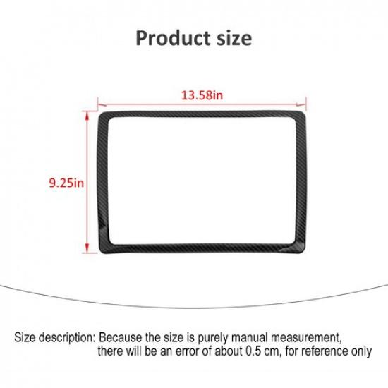 Carbon Fiber Gear Shift Cup Holder Cover Frame Trim For Dodge Ram 1500 10-12