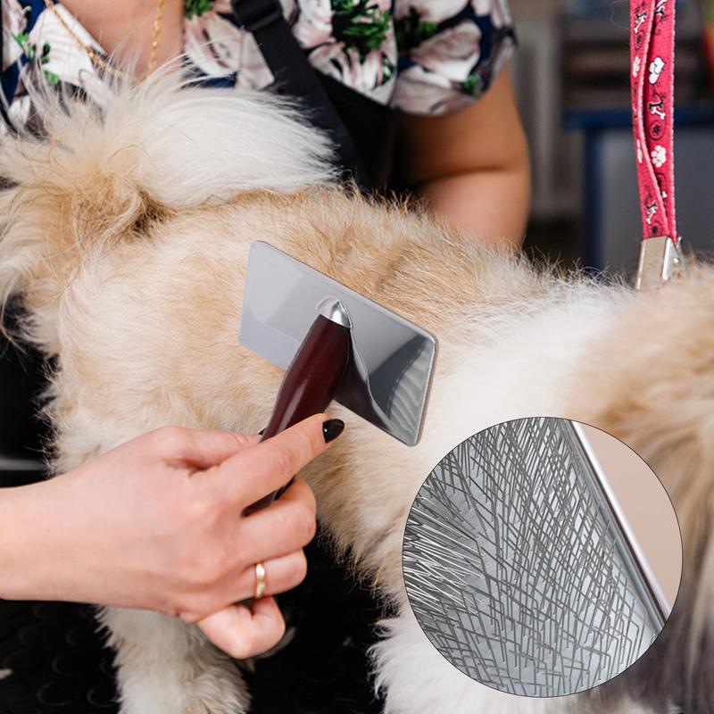 Собаки Груминг Расческа для кошек Линька Пуходерка Портативная Массажная Щетка для Чистки Запутанных Волос Для Маленьких Средних Больших Собак Кошки Домашние Животные