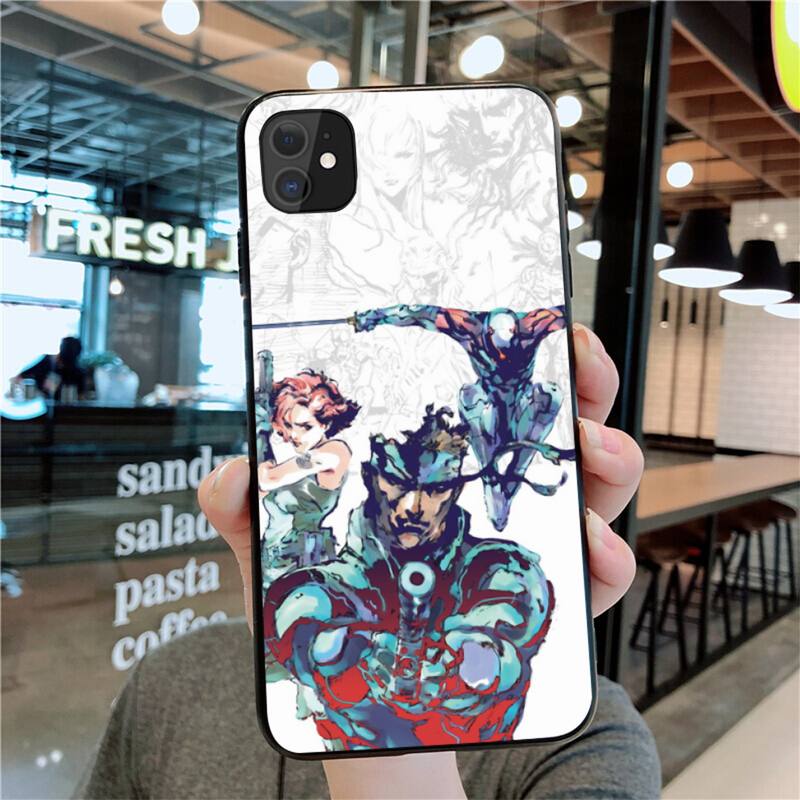 Чехол для телефона Game Metal Gear для iPhone 12 pro max mini 11 pro XS MAX 8 7 6 6S Plus X 5S SE 2020 XR