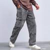 Men's Solid Side Pocket Straight Leg Jeans