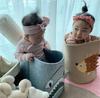 Хлопковая корзина для хранения животных, детские игрушки, одежда, обувь, органайзер, складной ящик для хранения мелочей, домашний шкаф, корзина Kwaii, контейнер