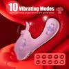 Женский мини-мастурбатор-вибратор, взрослые секс-игрушки, 10 частот вибрации, водонепроницаемость IPX7, вагинальный массажер для женского удовольствия