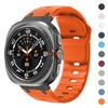Спортивный силиконовый ремешок для Samsung Galaxy Watch Ultra Ремешок 47 мм Аксессуары металлический ремень Браслет correa Galaxy Watch 7 Ultra 47 мм
