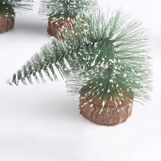 Мини-елка Искусственная новогодняя елка с напылением снега и сосновыми иголками Праздничный домашний офис